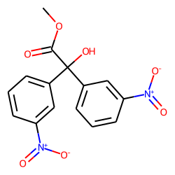 bis-(3-Nitrophenyl)-hydroxyacetic acid, methyl ester