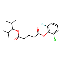 Glutaric acid, 2-chloro-6-fluorophenyl 2,4-dimethylpent-3-yl ester