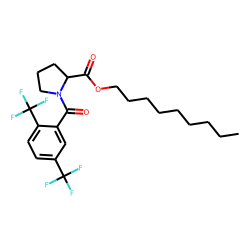 L-Proline, N-(2,5-ditrifluoromethylbenzoyl)-, nonyl ester