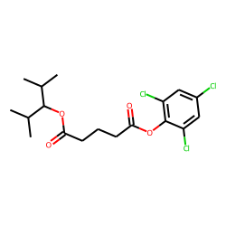 Glutaric acid, 2,4,6-trichlorophenyl 2,4-dimethylpent-3-yl ester