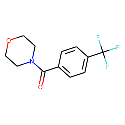 4-Trifluoromethylbenzoic acid, morpholide