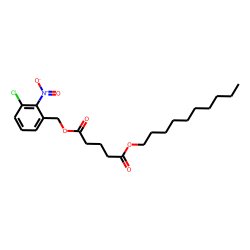 Glutaric acid, decyl 2-nitro-3-chlorobenzyl ester