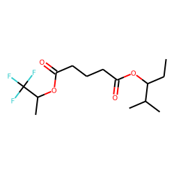 Glutaric acid, 1,1,1-trifluoroprop-2-yl 2-methylpent-3-yl ester