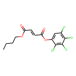 Fumaric acid, butyl 2,3,4,5-tetrachlorophenyl ester