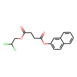 Succinic acid, 2,2-dichloroethyl 2-naphthyl ester