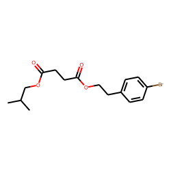 Succinic acid, 4-bromophenethyl isobutyl ester