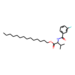L-Valine, N-(3-fluorobenzoyl)-, tetradecyl ester
