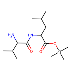 l-Val-l-leu, trimethylsilyl ester