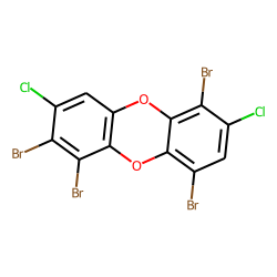 Dibenzodioxin, 1,2,6,9-tetrabromo-, 3,7-dichloro-