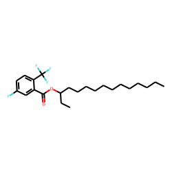 5-Fluoro-2-trifluoromethylbenzoic acid, 3-pentadecyl ester