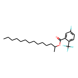 5-Fluoro-2-trifluoromethylbenzoic acid, 2-tetradecyl ester