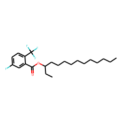 5-Fluoro-2-trifluoromethylbenzoic acid, 3-tetradecyl ester
