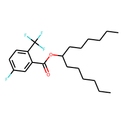 5-Fluoro-2-trifluoromethylbenzoic acid, 7-tridecyl ester