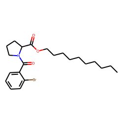 L-Proline, N-(2-bromobenzoyl)-, decyl ester