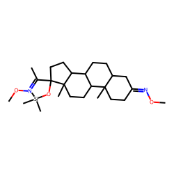 Pregnane-3,20-dione, 17-[(trimethylsilyl)oxy]-, bis(O-methyloxime), (5«beta»)-