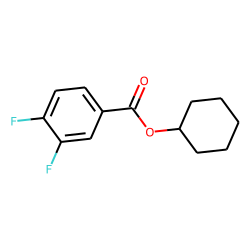 3,4-Difluorobenzoic acid, cyclohexyl ester