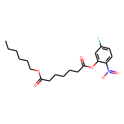 Pimelic acid, hexyl 2-nitro-5-fluorophenyl ester