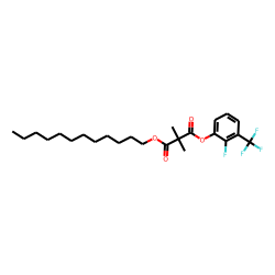 Dimethylmalonic acid, dodecyl 2-fluoro-3-trifluoromethylphenyl ester
