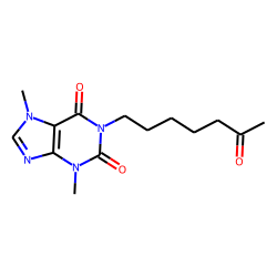 1-(6'-oxoheptyl)-3,7-dimethylxanthine