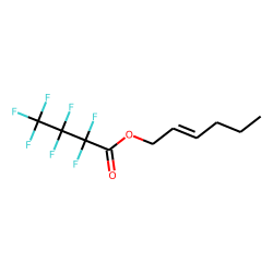 cis-2-Hexen-1-ol, heptafluorobutyrate