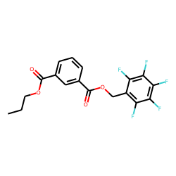 Isophthalic acid, pentafluorobenzyl propyl ester