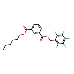 Isophthalic acid, hexyl pentafluorobenzyl ester