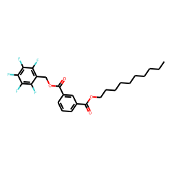Isophthalic acid, decyl pentafluorobenzyl ester