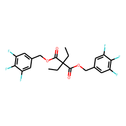 Diethylmalonic acid, di(3,4,5-trifluorobenzyl) ester