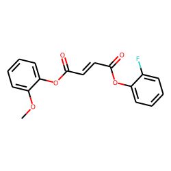 Fumaric acid, 2-methoxyphenyl 2-fluorophenyl ester