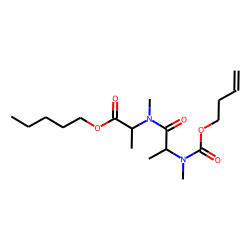 DL-Alanyl-DL-alanine, N,N'-dimethyl-N'-(byt-4-en-1-yloxycarbonyl)-, pentyl ester
