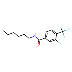 Benzamide, 3-fluoro-4-trifluoromethyl-N-hexyl-