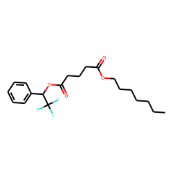 Glutaric acid, heptyl 1-phenyl-2,2,2-trifluoroethyl ester