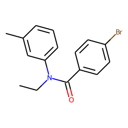 Benzamide, N-ethyl-N-(3-methylphenyl)-4-bromo-