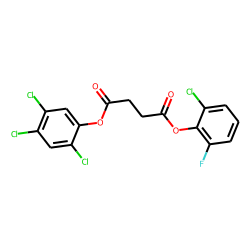 Succinic acid, 2-chloro-6-fluorophenyl 2,4,5-trichlorophenyl ester
