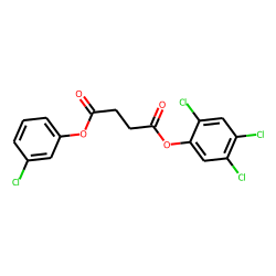 Succinic acid, 3-chlorophenyl 2,4,5-trichlorophenyl ester