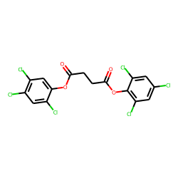 Succinic acid, 2,4,6-trichlorophenyl 2,4,5-trichlorophenyl ester