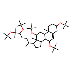 5-Cholesten-3-«beta»,7-«alpha»,12-«alpha»,24,25-pentol, TMS, # 3
