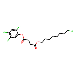 Succinic acid, 8-chlorooctyl 2,4,5-trichlorophenyl ester