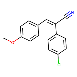 p-Methoxybenzylidene-p-chlorophenylacetonitrile