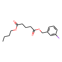 Glutaric acid, butyl 3-iodobenzyl ester
