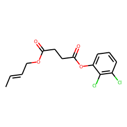 Succinic acid, 2,3-dichlorophenyl but-2-en-1-yl ester