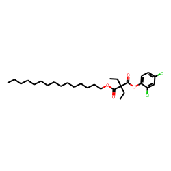 Diethylmalonic acid, 2,4-dichlorophenyl pentadecyl ester