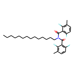 Benzamide, 2,6-difluoro-3-methyl-N-(2,6-difluoro-3-methylbenzoyl)-N-tetradecyl-