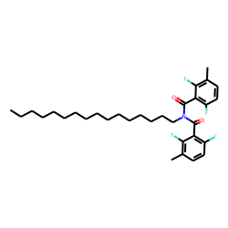 Benzamide, 2,6-difluoro-3-methyl-N-(2,6-difluoro-3-methylbenzoyl)-N-hexadecyl-