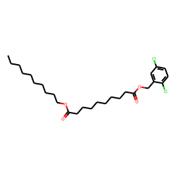 Sebacic acid, decyl 2,5-dichlorobenzyl ester