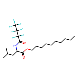 l-Leucine, n-heptafluorobutyryl-, decyl ester