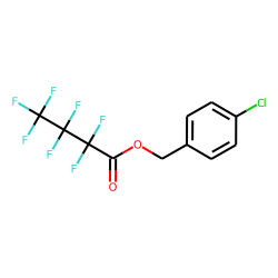 4-Chlorobenzyl alcohol, heptafluorobutyrate
