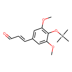 3,5-Dimethoxy-4-(trimethylsilyloxy)cinnamaldehyde
