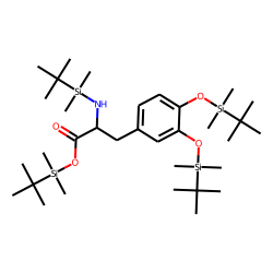 3,4-Dihydroxy-dl-phenylalanine, N,O,O'-tris(tert-butyldimethylsilyl)-, tert-butyldimethylsilyl ester
