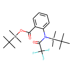 2-Aminobenzoic acid, N- trifluoroacetyl -, N,O-bis(tert.-butyldimethylsilyl)-